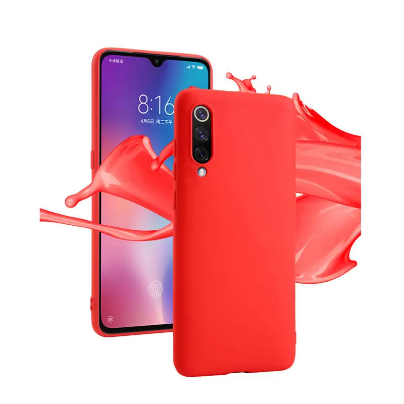 OCHGEP Original Liquid Silicone Slim Case For Xiaomi Mi 9 SE Cover mi9 se Phone Cases with Retail Packing |