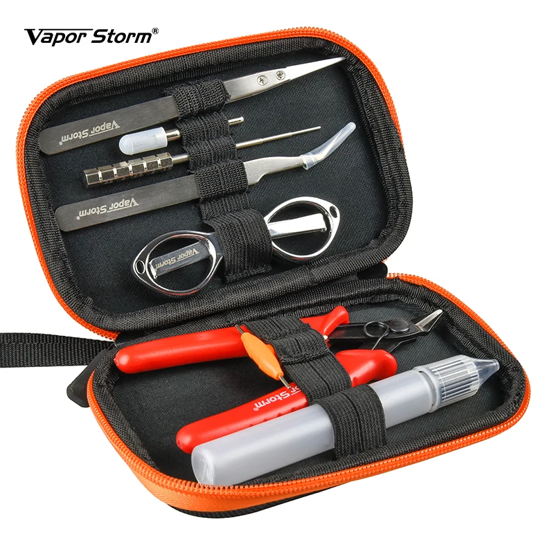Vapor Storm Vape Diy Инструменты v2 комплект плоскогубцы обновленная катушка джиг Пинцет
