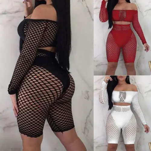 

Hot 2pcs Women Ladies Sexy See Through Summer Holiday Beach Dress Lace Mesh Crochet Bikini Cover Up Swimwear Bathing Suit