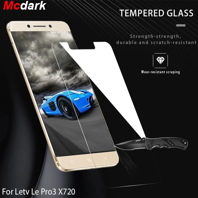 Закаленное стекло Mcdark 9H для Letv Le Pro3 защитная пленка экрана X720 Защитное телефона