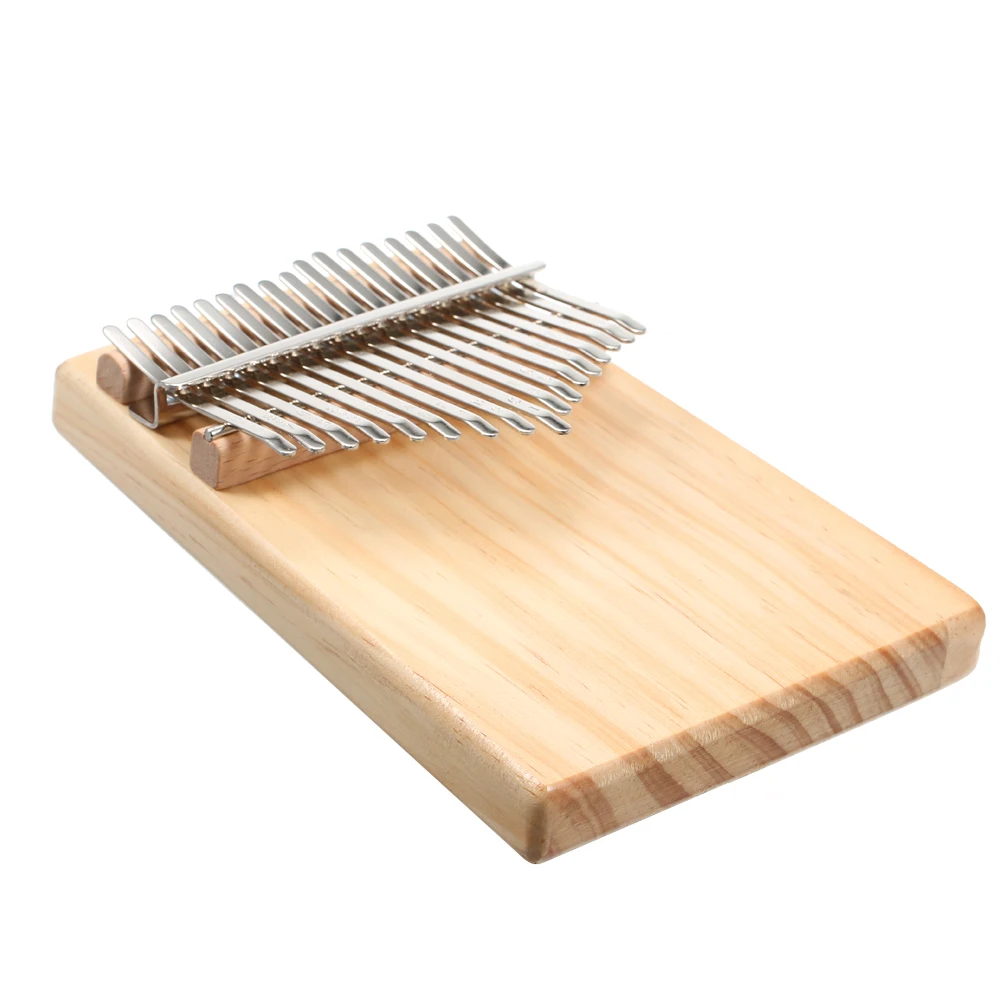 17 клавиш Mbira Карманный музыкальный инструмент Пальчиковое пианино Kalimba