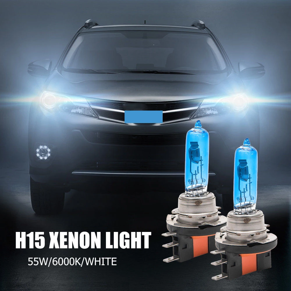 2 шт. H15 55 Вт супер белый светильник лампы Глобус 12V|Передние LED-фары для авто| |