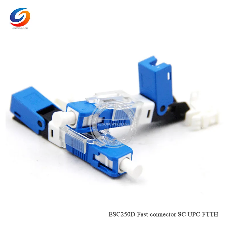 50 шт./лот ESC250D оптический патч корд FTTH волоконно разъем SC/UPC Волоконно соединитель