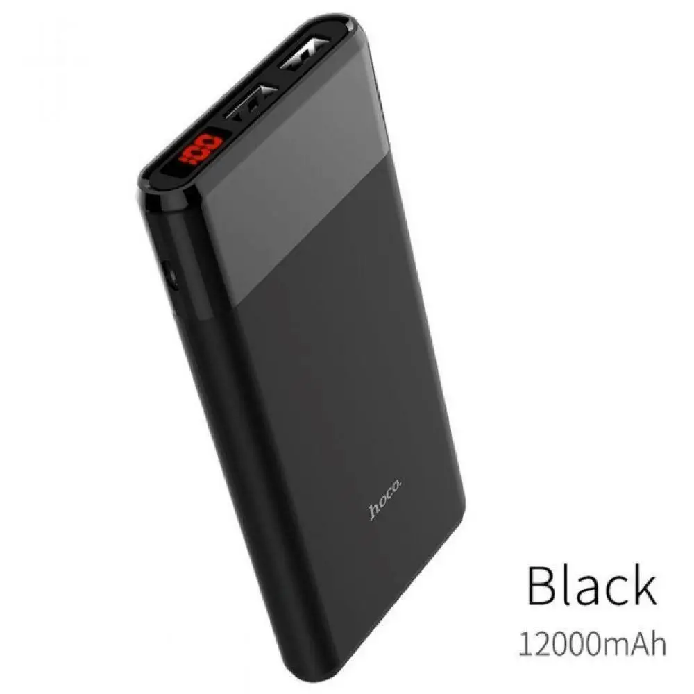 HOCO Power Bank 12000 мАч портативное зарядное устройство для быстрой зарядки внешние