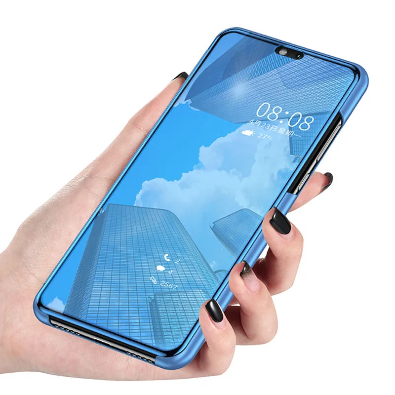 Роскошный кожаный чехол-книжка с подставкой сенсорный чехол для samsung Galaxy A6 + J4 J6 J8