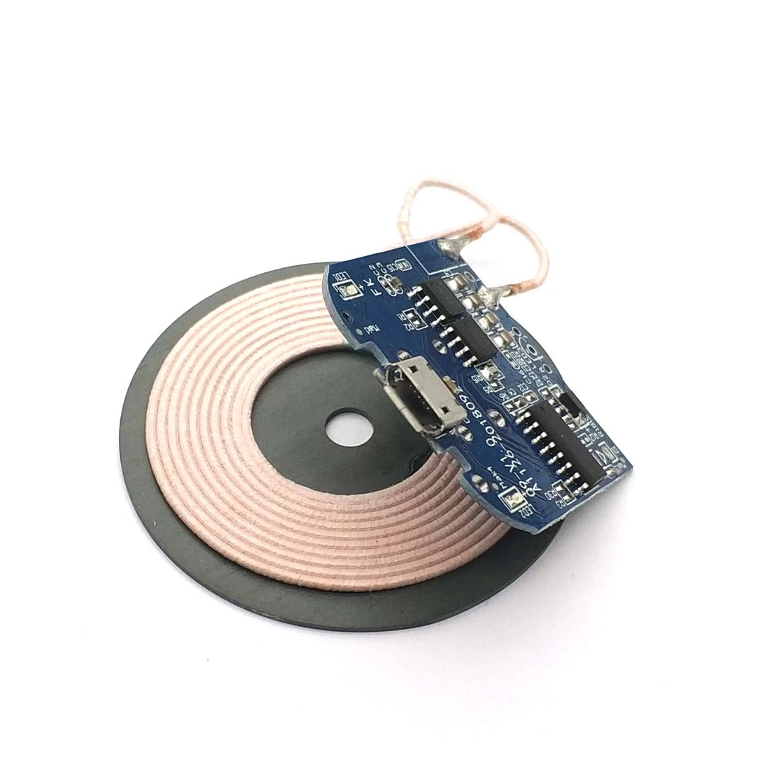 Беспроводное зарядное устройство PCBA для смартфонов Samsung 5 в пост. Тока Micro USB