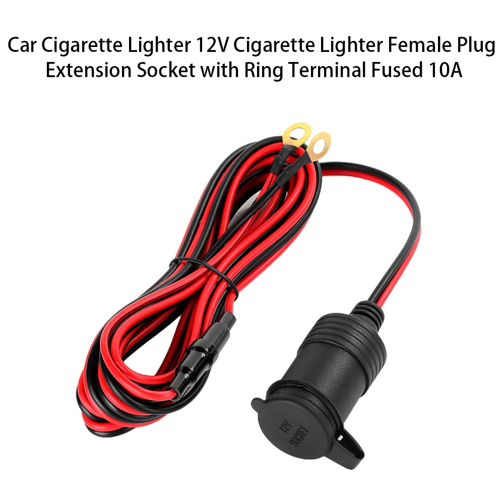 Автомобильный прикуриватель 12 В гнездо прикуривателя удлинитель с кольцевым