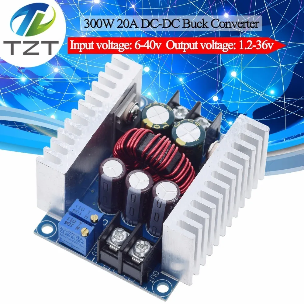 300W 20A DC понижающий преобразователь модуль с драйвером постоянного тока для