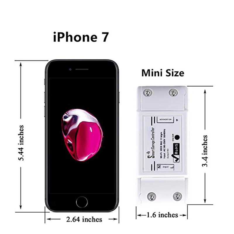 Wifi умный переключатель контроллера двери гаража для автомобиля открывалка