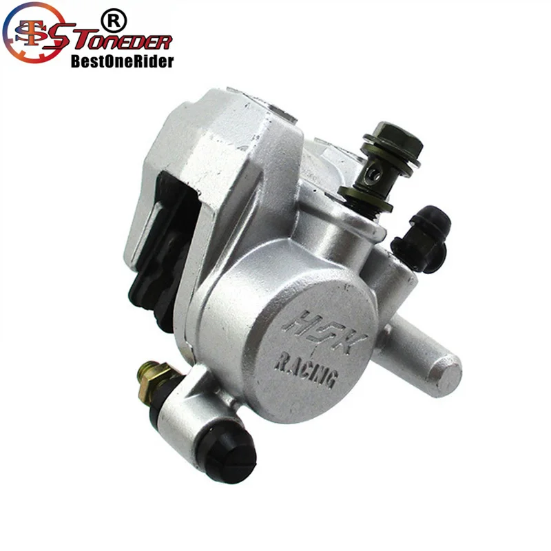 Передний однопоршневой тормозной суппорт STONEDER M10x1.25 для GY6 50cc 125cc 150cc 250cc скутеров