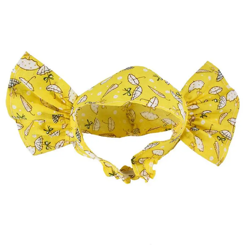 Стильный головной убор для кошек карамельных цветов Забавный узор в горошек