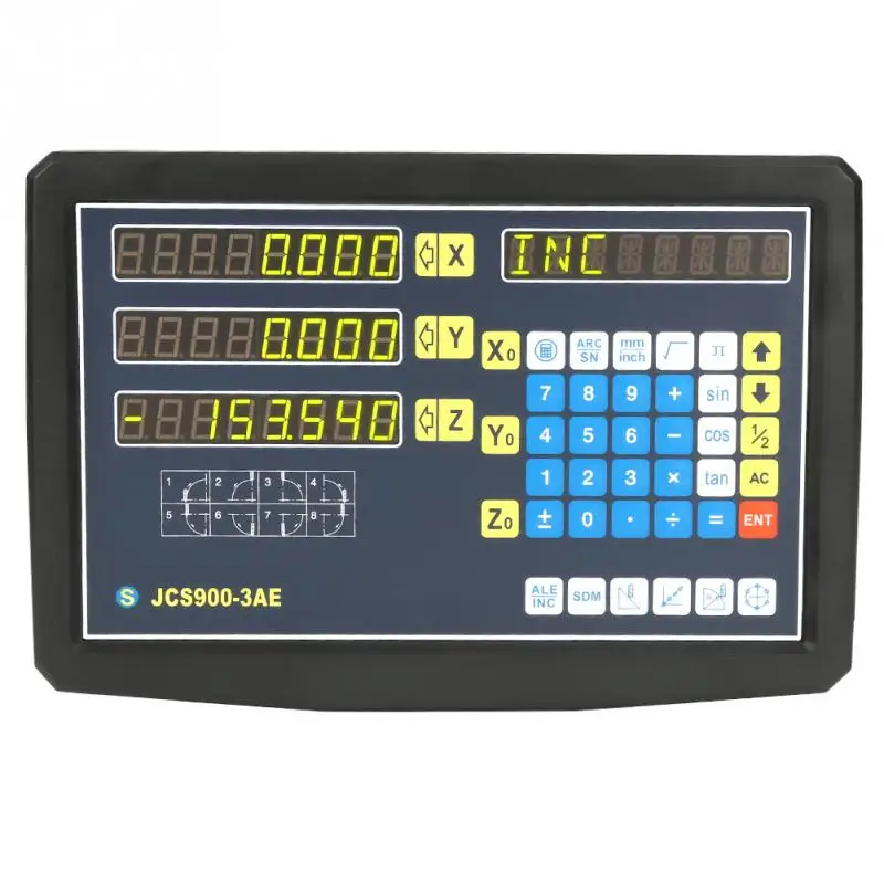 JCS900 3AE 100 мм/300 мм/500 мм Цифровой считываемый линейный шкаловый кодировщик 110 240 В