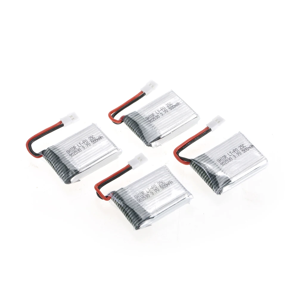 4 шт Li po батарея 3 7 V 500mAh с в 1 USB зарядное устройство Комплект для Wltoys F949 самолет Syma
