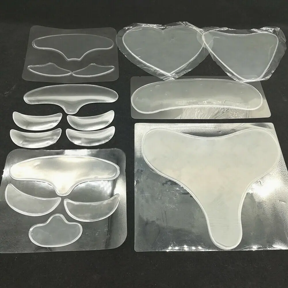 

Silicone Anti Wrinkle Eye Face Pad Reusable Medical Pad Anti-aging Eliminate Prevent Face Wrinkle Face Skin Care Face Lift Tools