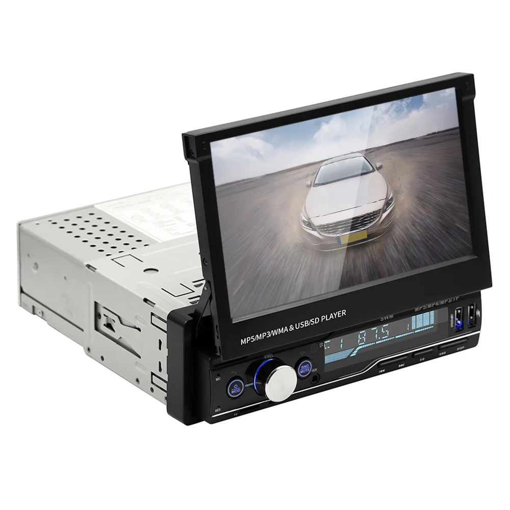 Автомобильный MP5 плеер 7 &quotэкран Bluetooth Handsfree автомобильный стерео радио FM USB AUX