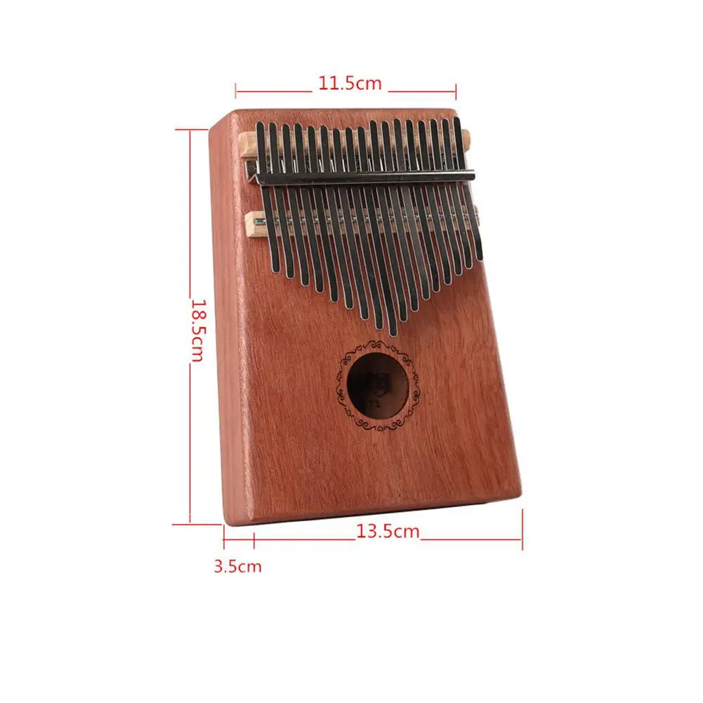 GECKO 17 клавиш Kalimba Mbira Акация красное дерево Африканский большой палец пианино