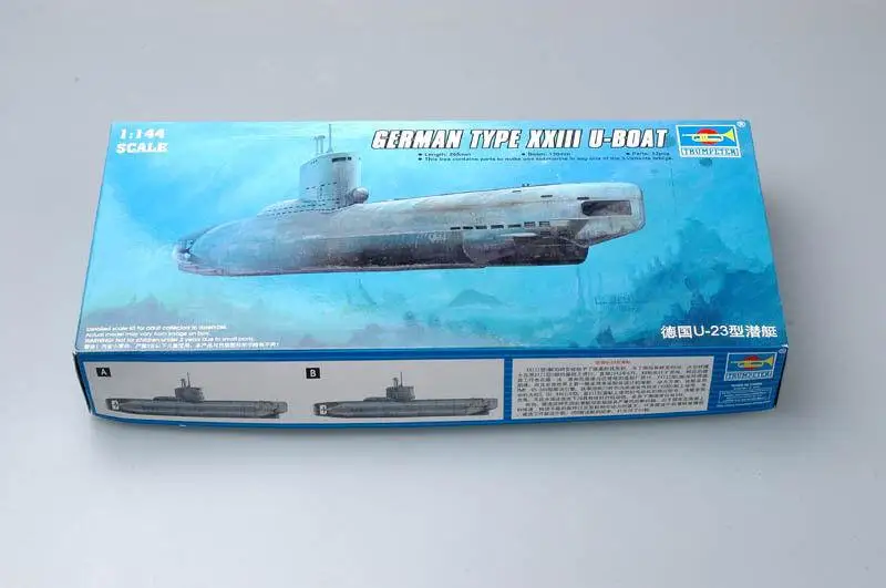Trumpeter 05908 1/144 Немецкий U-лодка типа XXIII корабль | Игрушки и хобби