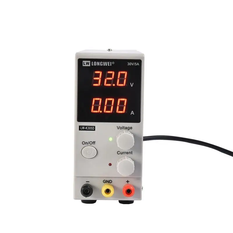 LW K305D источник питания постоянного тока Регулируемый цифровой литиевый