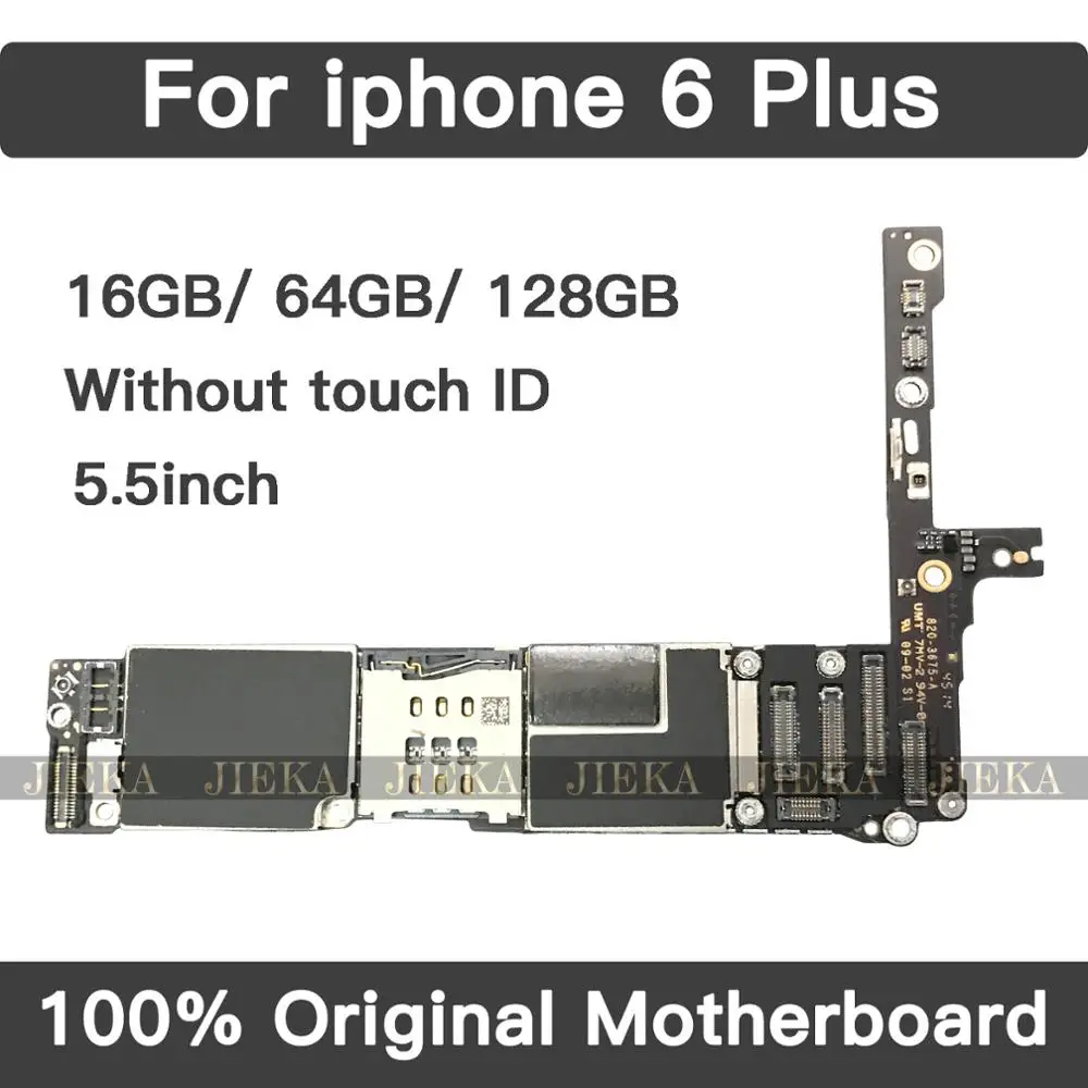 Для оригинального iPhone 6 Plus материнская плата 5 дюймов 16 Гб 64 128 ГБ IOS система Полная