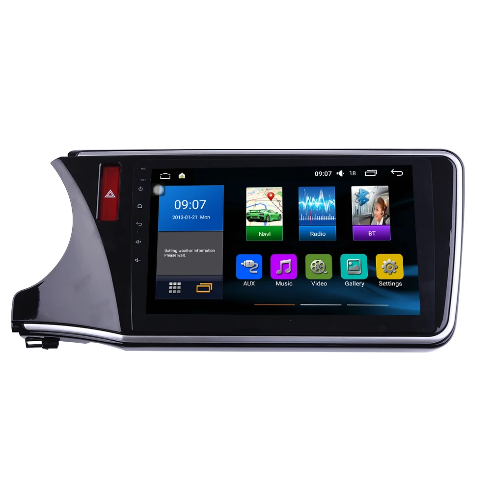 Восьмиядерный 1024*600 Android 8 1 автомобильный DVD GPS навигационный плеер Deckless стерео для