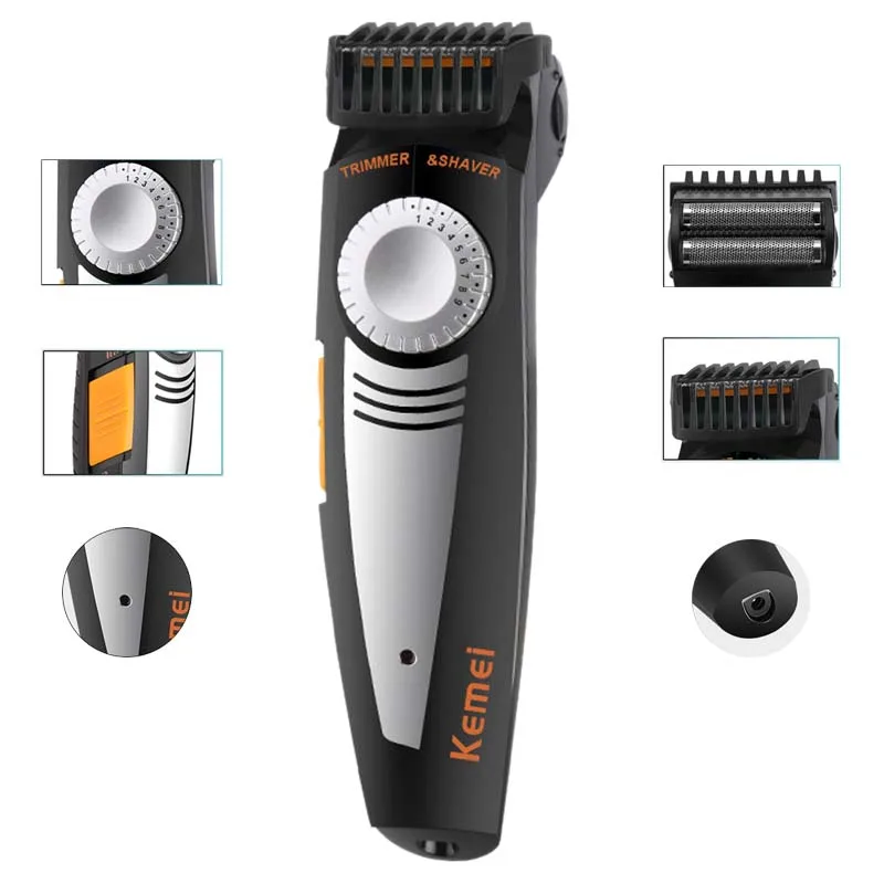 Best Sell Kemei KM-819 Hair cut machine mens professional hair trimmer and shaver for men | Бытовая техника