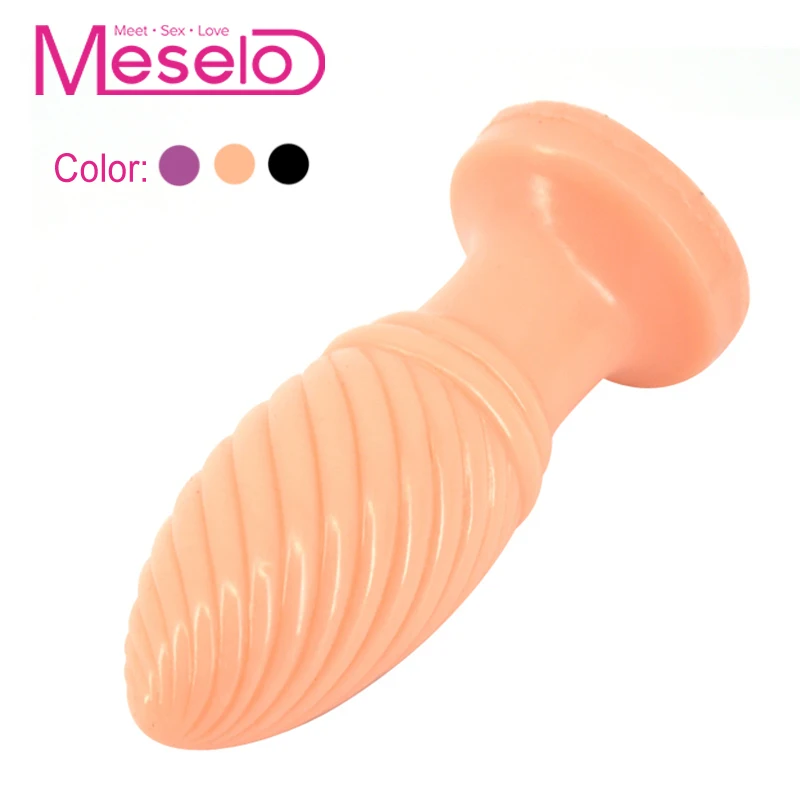 Meselo 12 5x4 7 см резьба Анальная пробка большой гей секс игрушки для мужчин женщина