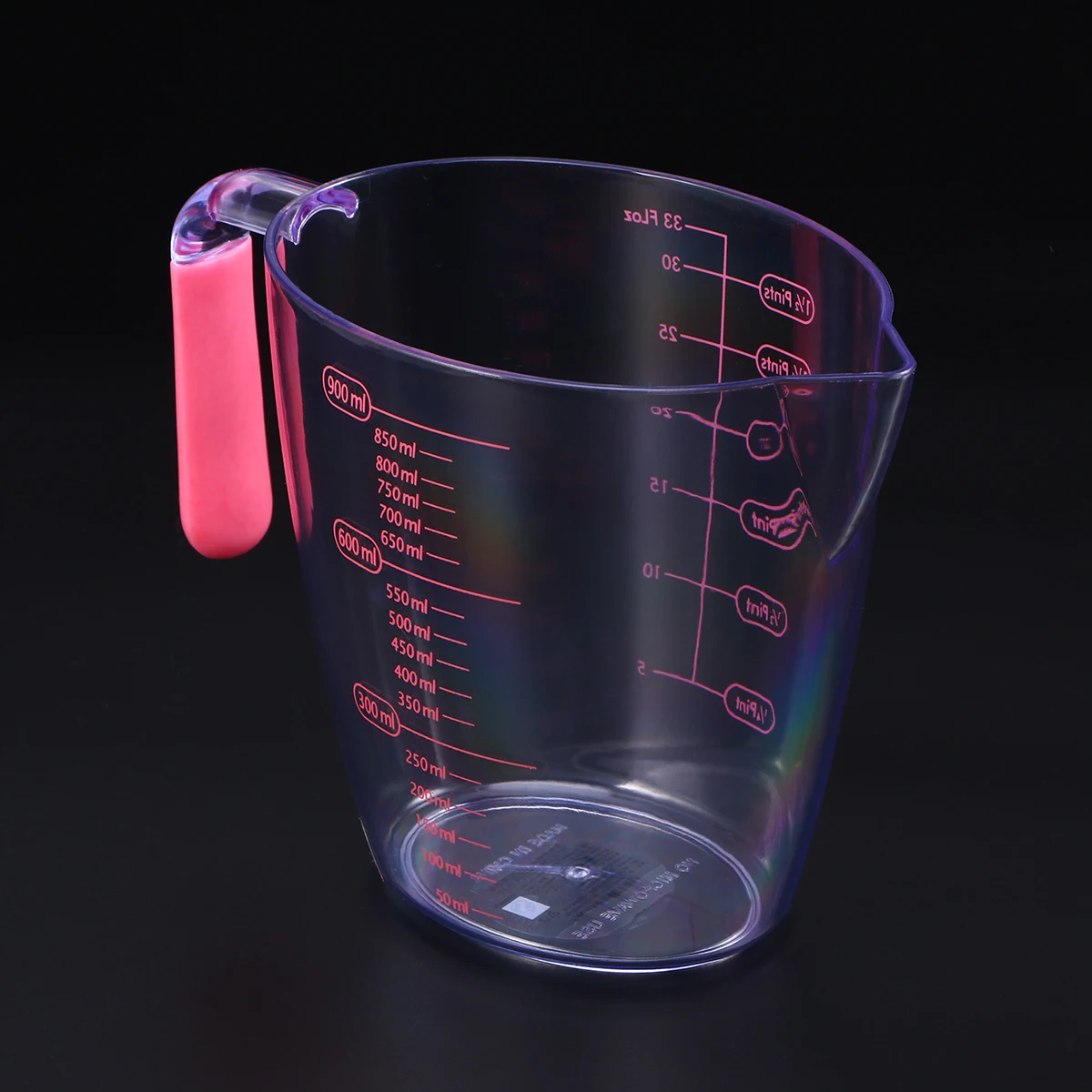 900ml Transparent Plastic Measuring Cup with Marking Scales Baking Kitchen Pitcher | Дом и сад