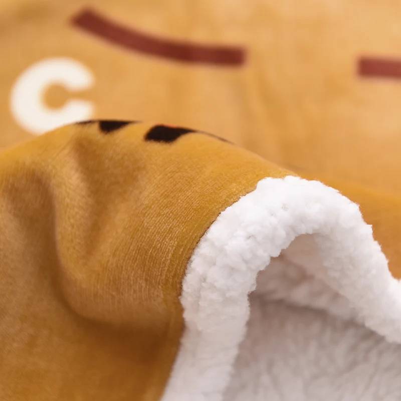New Cartoon Bear Children's Blanket Double Warm Comfortable MachineWashable Spring and Autumn Child Gift | Дом и сад