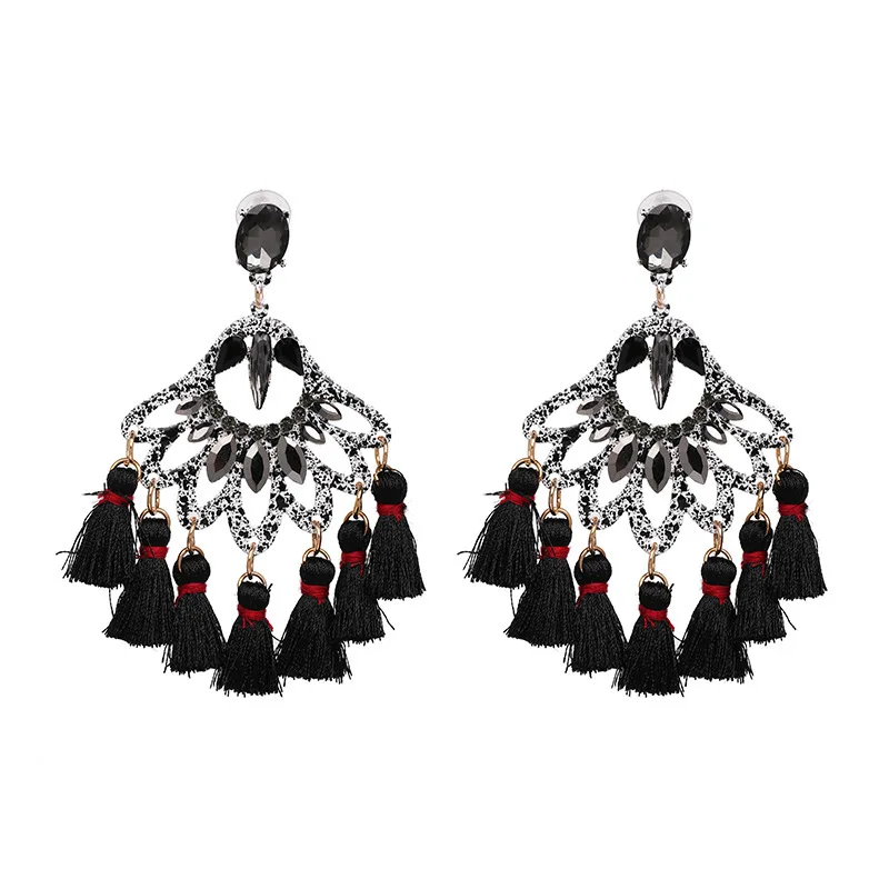 Poly Scarlett New Pattern Tassels European Heat Sell Manual High Archives Eardrop Ornaments Fashion Diamond Ear Nail 51346 | Украшения и