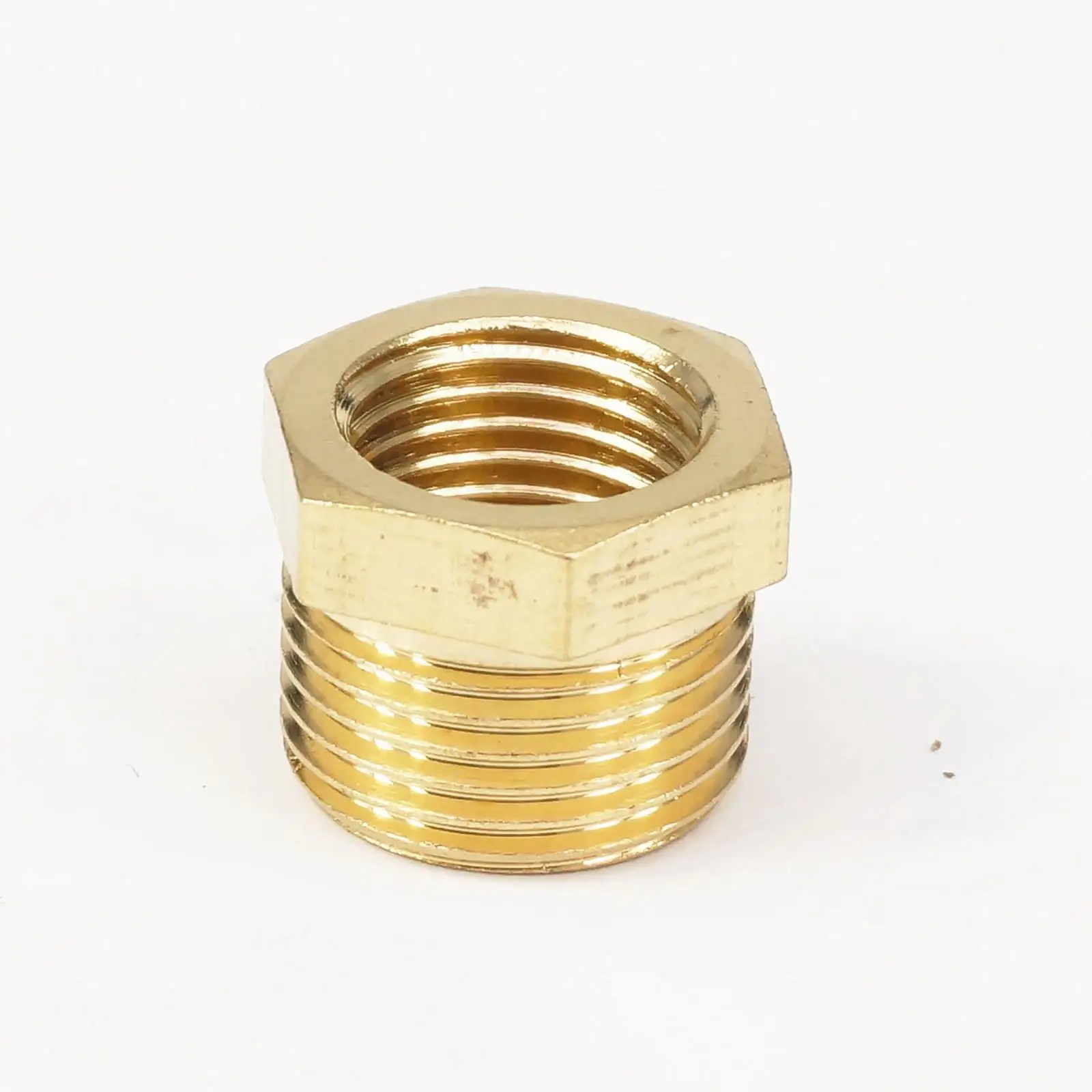 LOT5 латунный редуктор 3/8 &quotBSP с наружной резьбой до 1/4&quot BSP внутренняя резьба