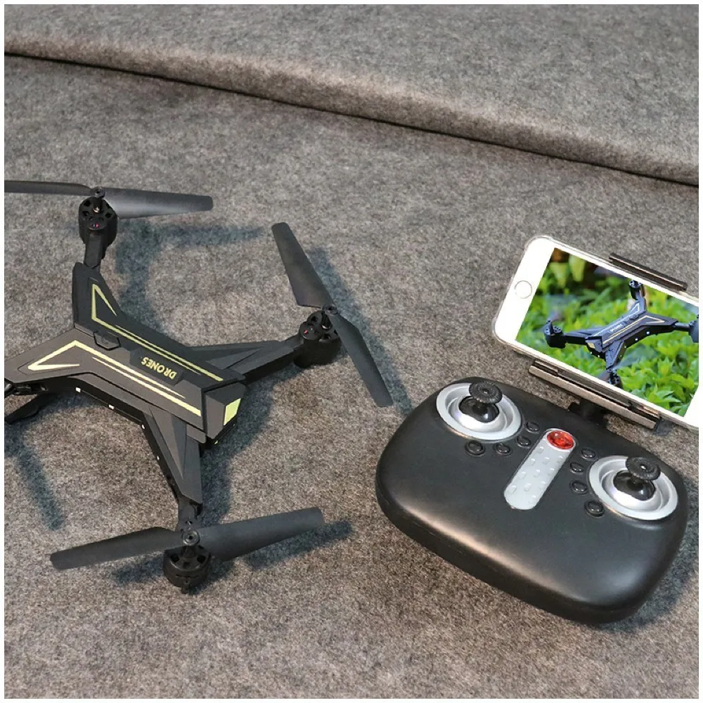 Профессиональный радиоуправляемый Дрон с HD камерой FPV 4CH вертолет складной