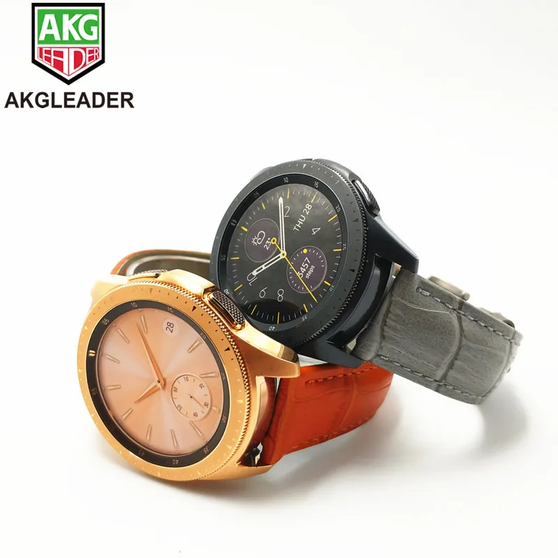 

Ремешок кожаный для Samsung Galaxy 42 мм Gear Sport S2 Classic Huawei Watch 2