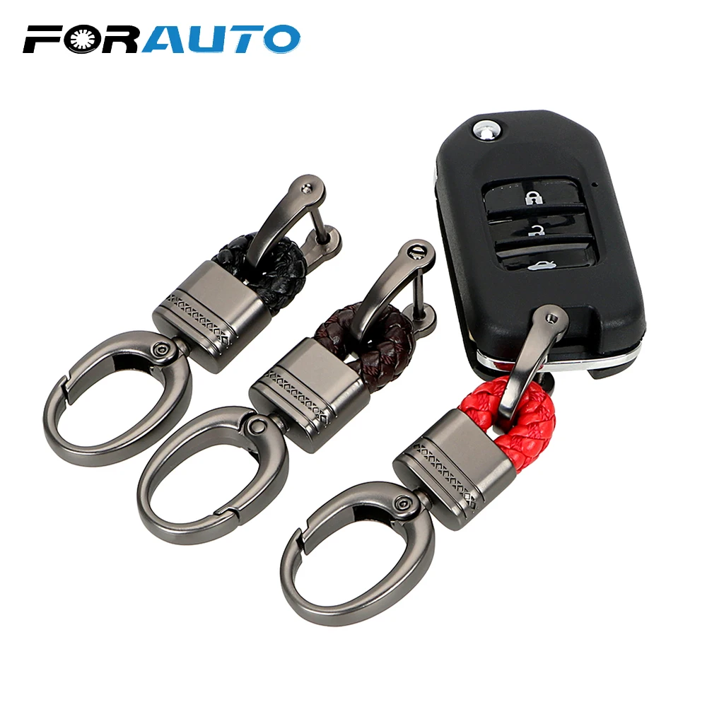 FORAUTO ручной Пряжка подковы автомобильный брелок держатель творческий логотипы