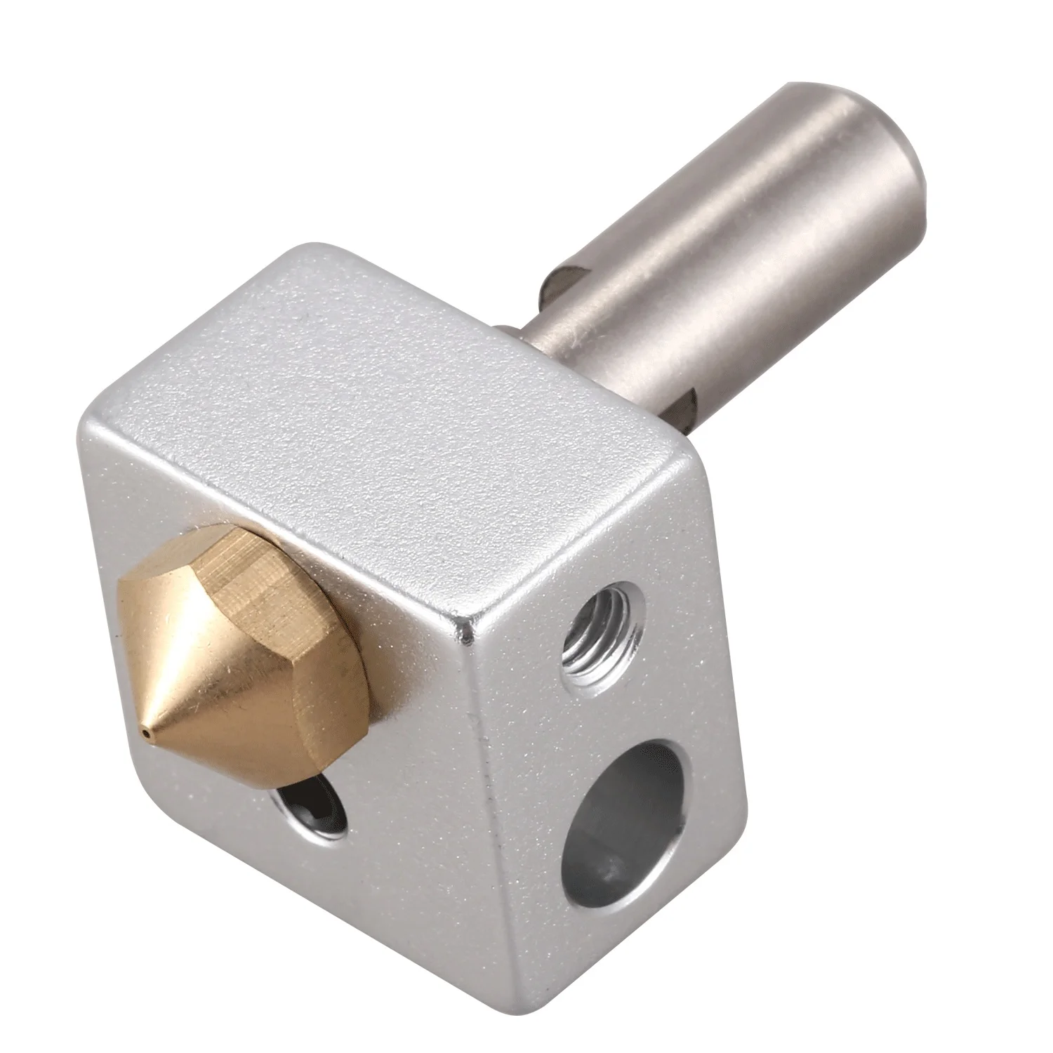 MK10 Hotend Kit для 3D принтера | Сопло M7 и горловина с трубкой из ПТФЭ алюминиевым блоком