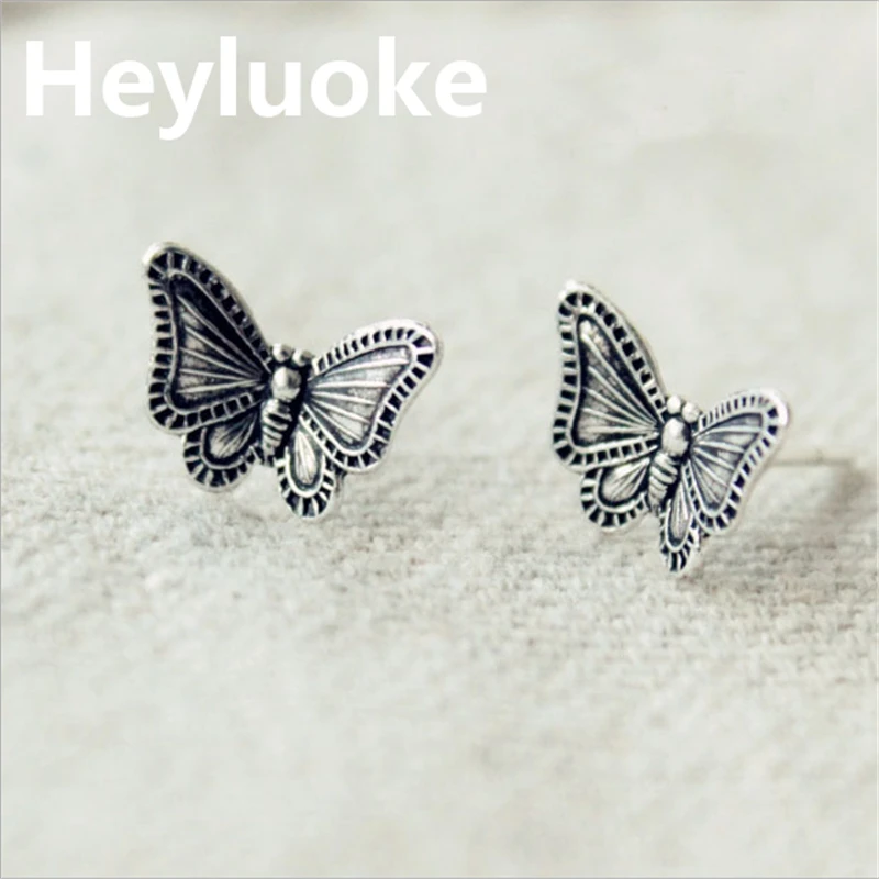 Женские серьги пусеты Aros Brincos Para As Mulheres Heyluok с треугольным вырезом в виде животных