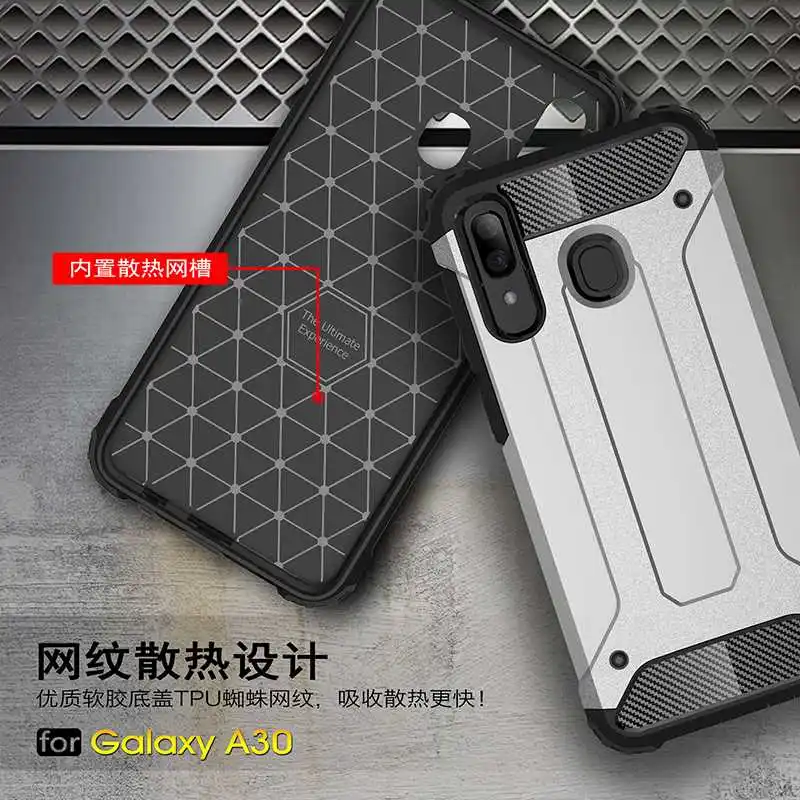 Mokoemi Iron Armor Shock Proof 6.4&quotFor Samsung Galaxy A30 Case For cell Phone Cover |