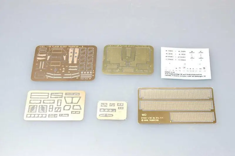 Trumpeter 1/35 01523 Flakvierling 38 Sd.Kfz.7/1 Early Version | Игрушки и хобби