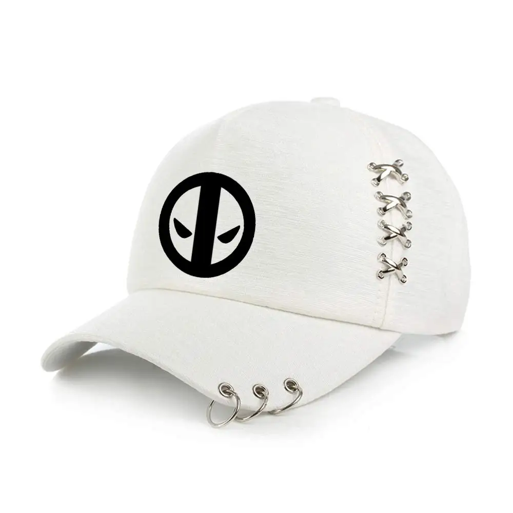 Suncomics Marvel Дэдпул бейсболка с железными кольцами регулируемые Snapback спортивные