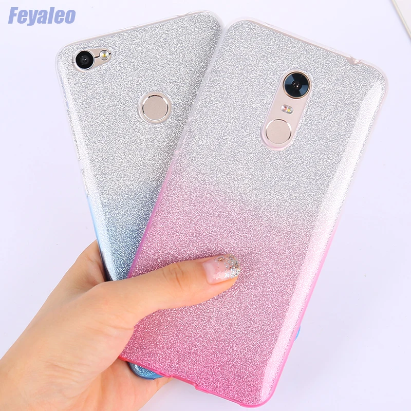 Для Xiaomi Redmi 7 Note 6 Pro 5A Prime S2 4X 6A 5 Plus блестящие Чехлы Mi 9 8 SE Lite Poco F1 A1 A2 Mix 2S чехол TPU для