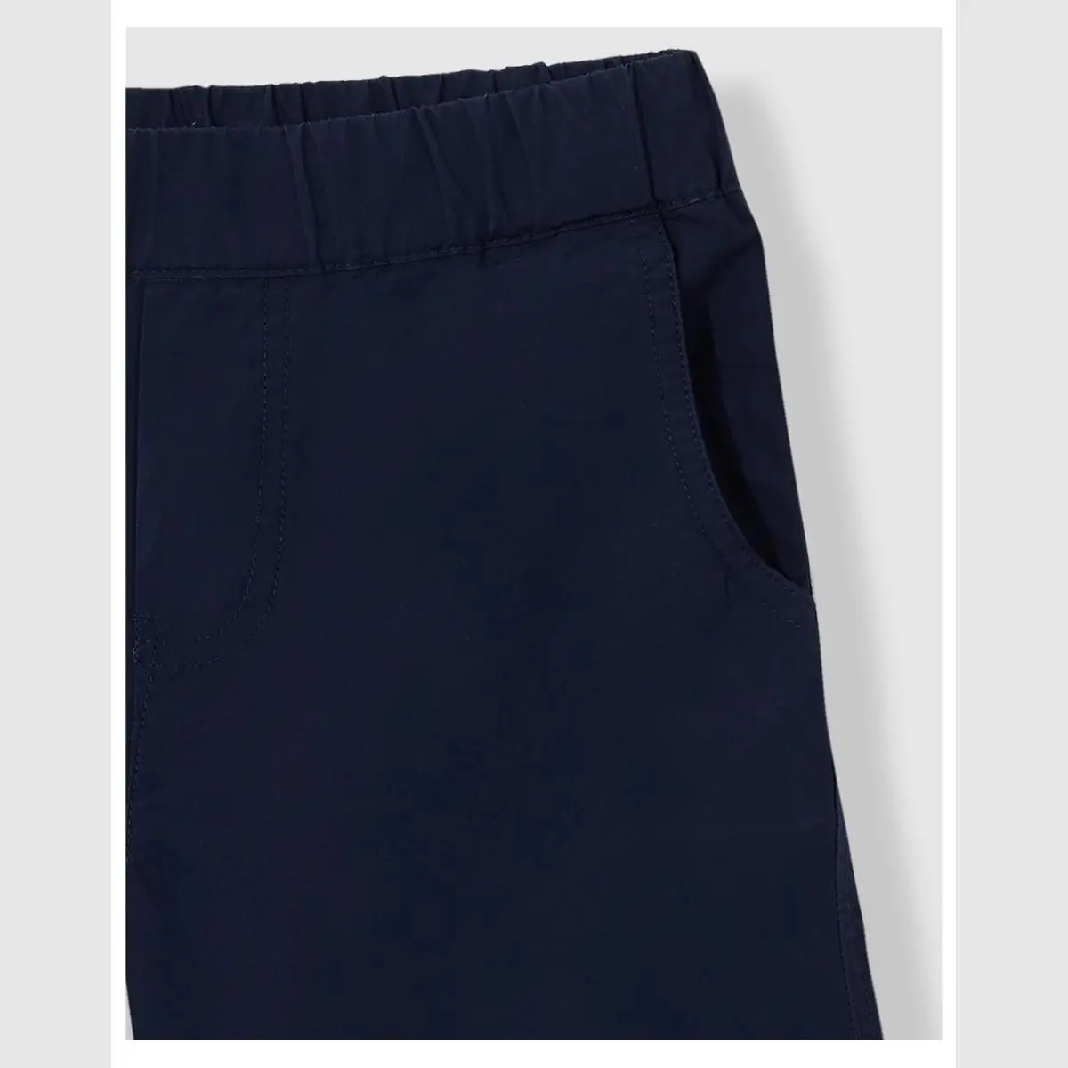 UNIT NINO COTTON PANTS BERMUDA DE блок POPELIN с ELASTICO|Шорты| |