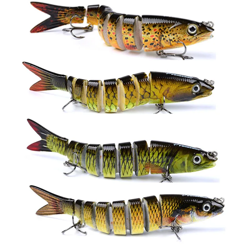 Рыболовные приманки 13 5 см Мульти Соединенные для басов Swimbait рыболовные