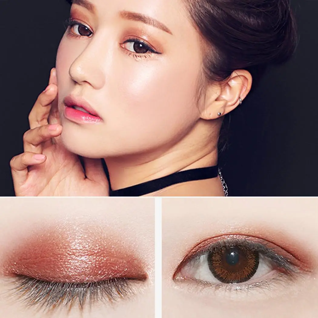 10 цветов Палитра теней для век Shimmer Matte Eyeshadow Natural Makeup Cosmetic effect natural и shiny finish.