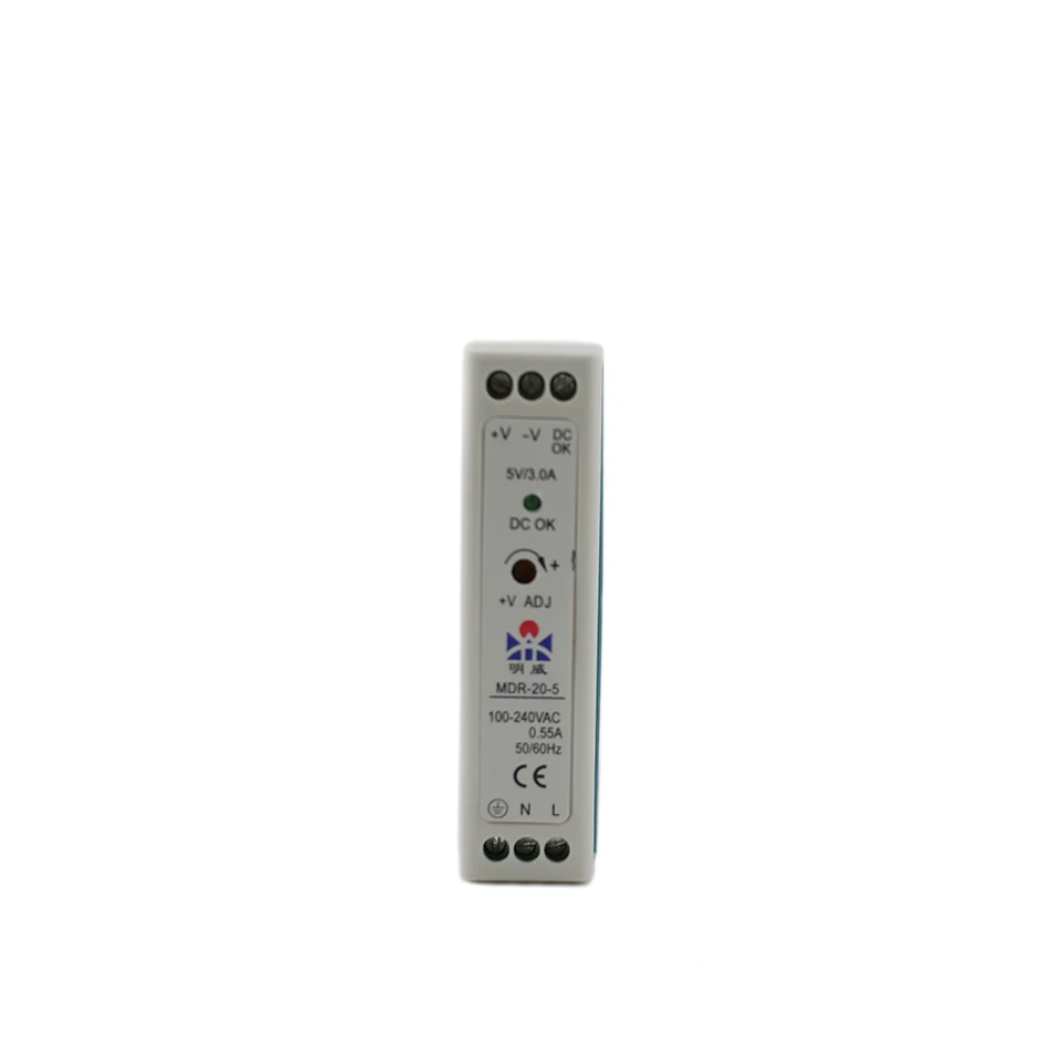 Micro Din Rail источник питания Ac Dc мини размер 20 вт 5 в 4 а импульсный для светодиодной