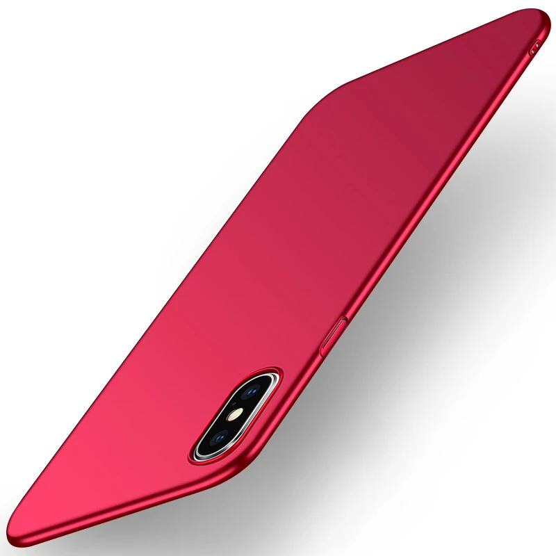 Discount Case for Apple iPhone X Cases 6 6S 7 8 Plus Cover High Quality PC Hard Matte Carcasas XR XS MAX Capa Coque |