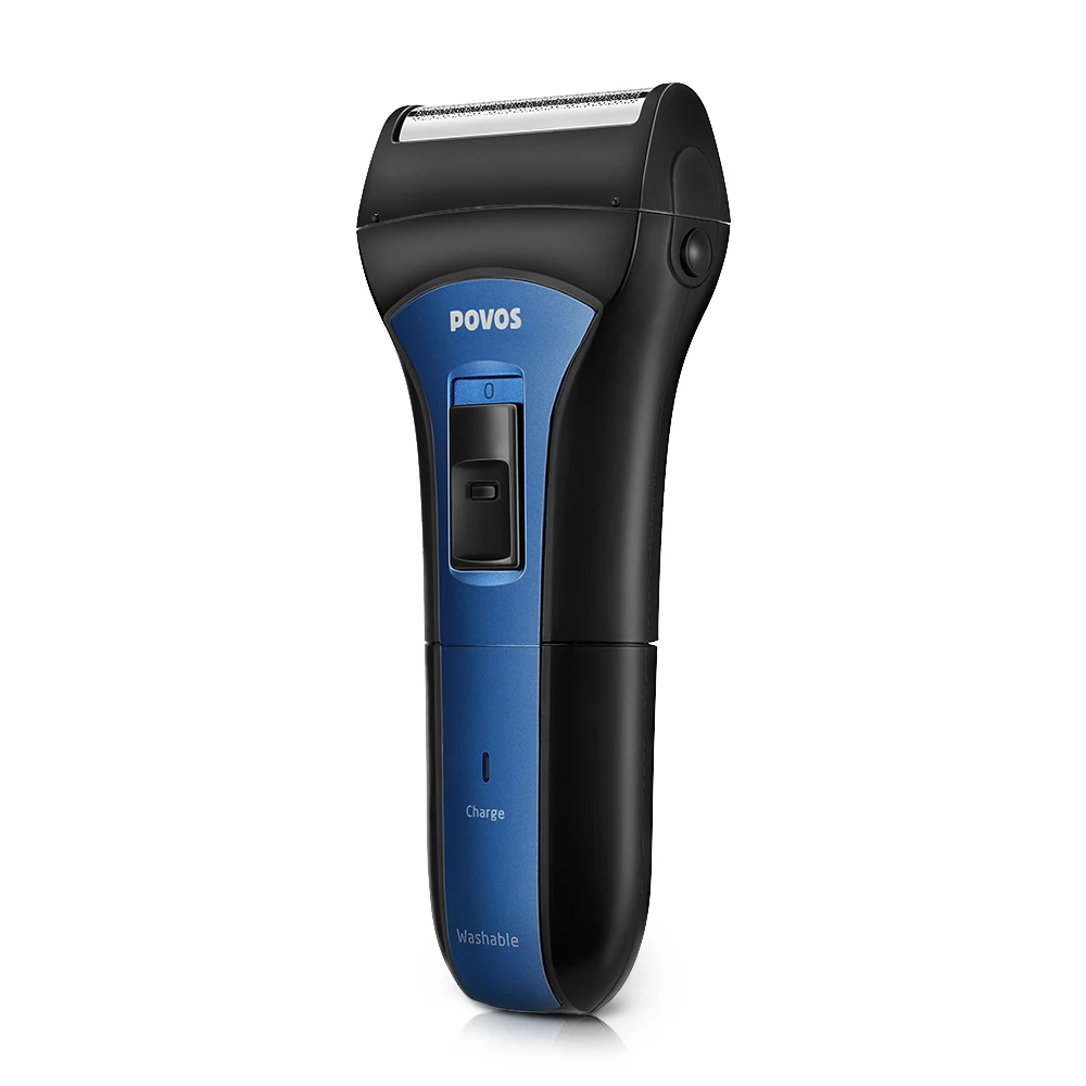 POVOS PS2208 мужская электробритва из фольги перезаряжаемая Влажная/сухая моющаяся