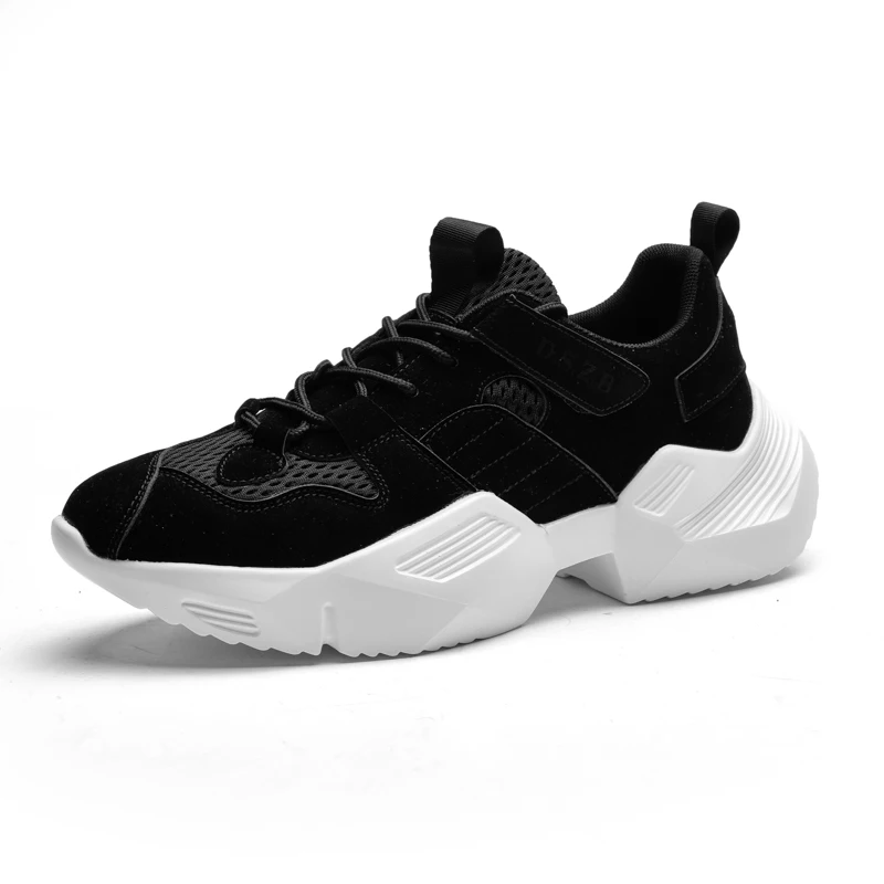 Running Shoes Men Leather Sneakers Winter Autumn Thick Sole Comfortable Athletic Outdoor Sports Male Trainers | Спорт и развлечения