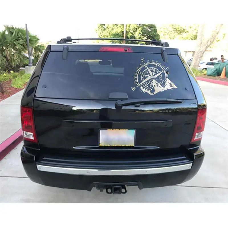 Бразильская Бесплатная почта 1 шт. 3D Универсальная автомобильная наклейка Компас