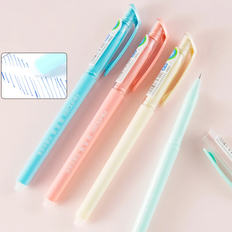 12 Pcs/Set Erasable Lovely Sweet w54 Children For Student School Creative Cute 0.5mm Gel Pen |