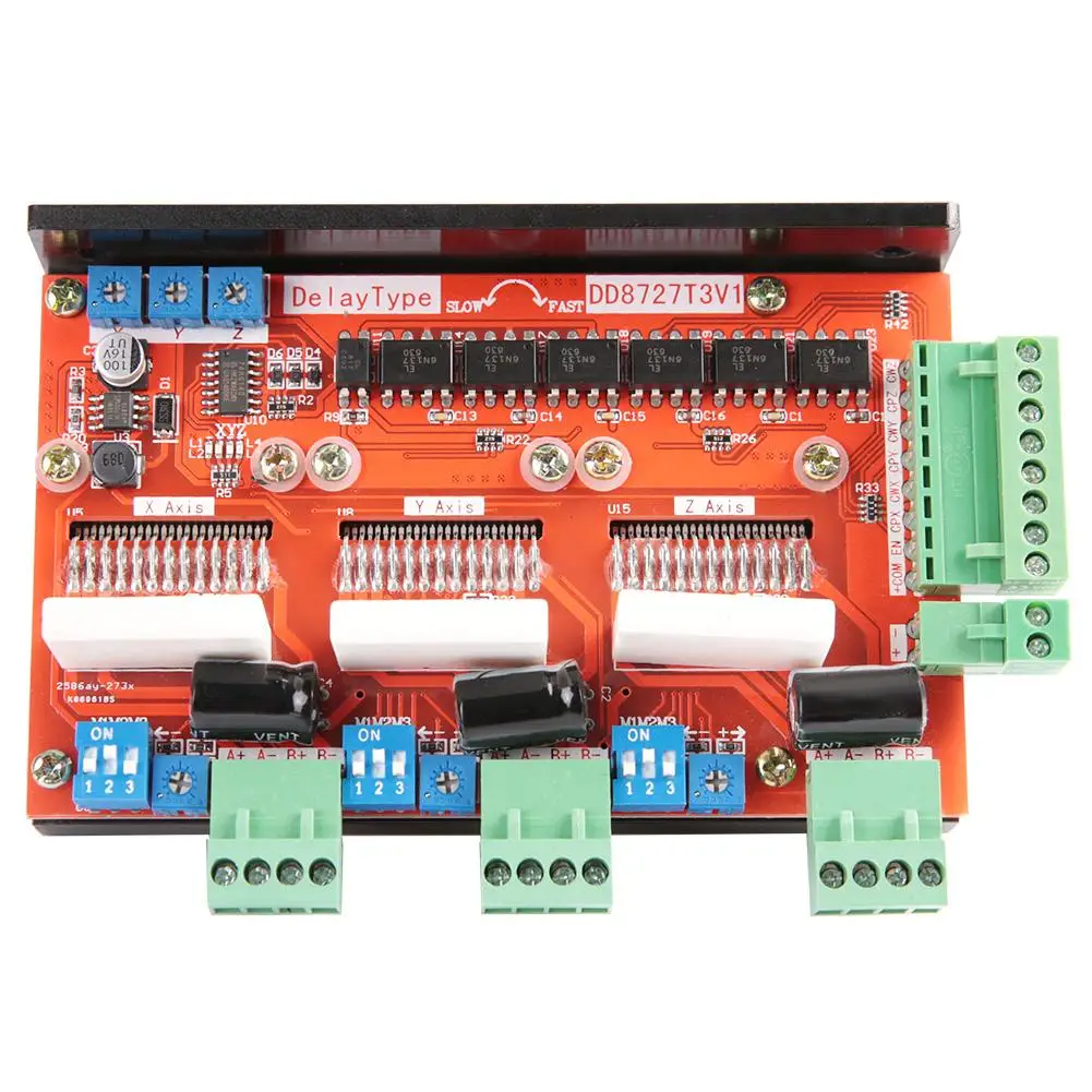 3 осевой 2 фазный контроллер шагового двигателя 4A 128 Microstep LV8727 DD8727T3V1 0 5 4A|Шаговый