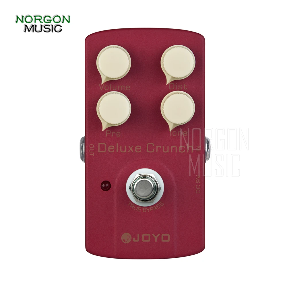 Joyo JF 39 Deluxe Crunch Preamp и перегруз Искажение гитарные эффекты педаль электрический бас